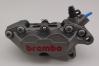 50-054 Indian Chief Rear Caliper Sliver With Red Brembo
